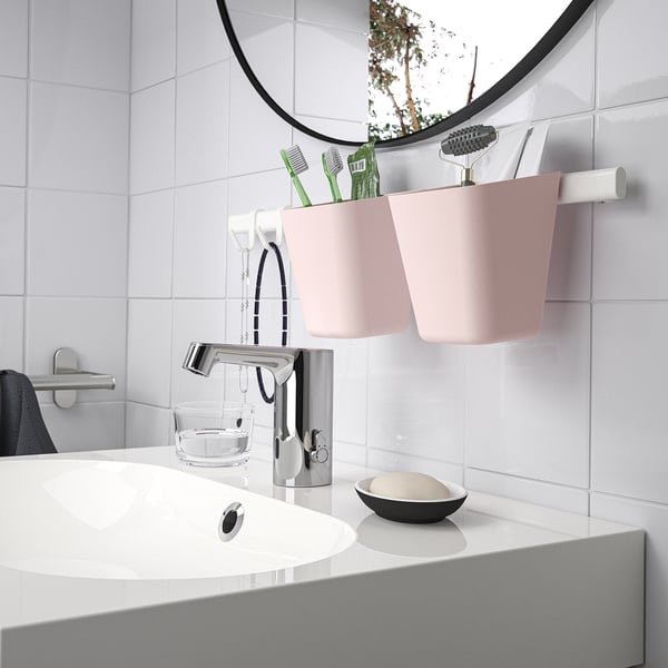 SUNNERSTA container, light pink, 12x11 cm