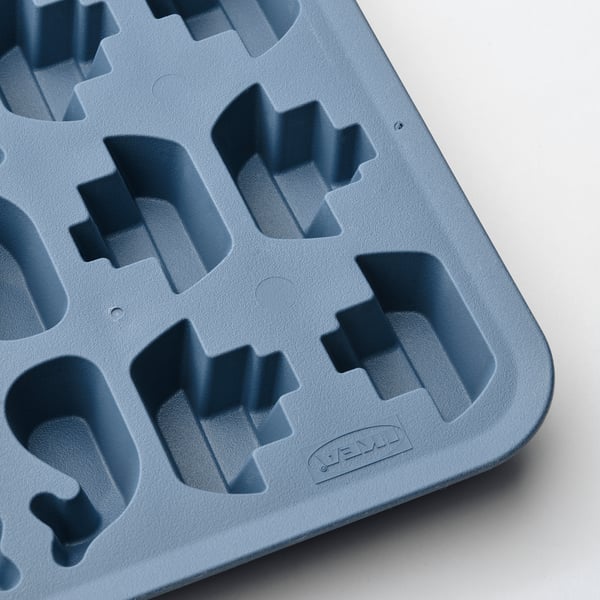 SURSÖT ice cube tray, dark blue, 20x14.5 cm