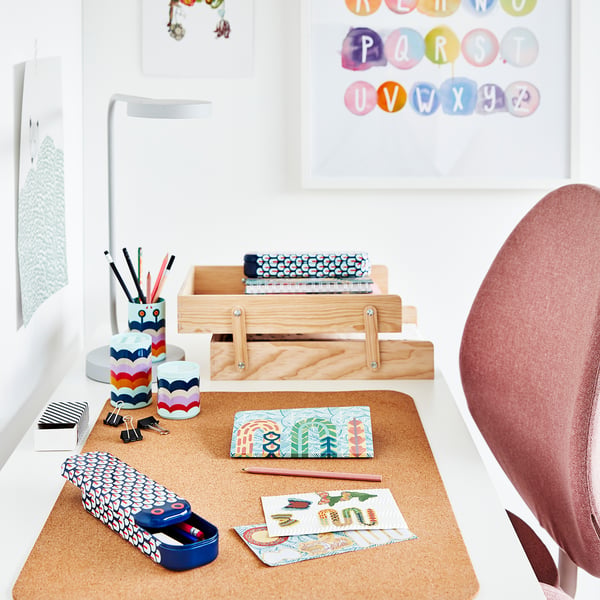 SUSIG desk pad, cork, 45x65 cm