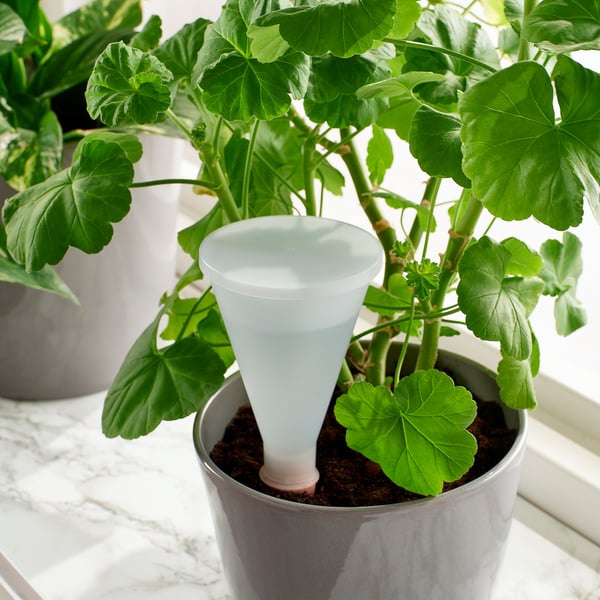 SVÄMSKOG - SVÄMSKOG Self-watering insert, terracotta/transparent, 25 cl