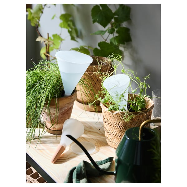 SVÄMSKOG - Self-watering insert, terracotta/transparent, 70 cl