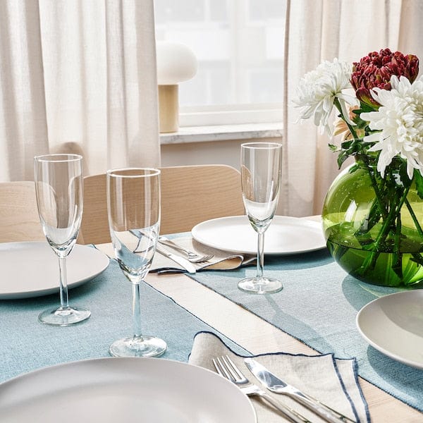 Ikea SVALKA - Champagne glass, clear glass, 21 cl