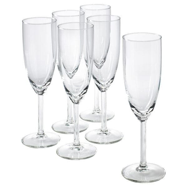 Ikea SVALKA - Champagne glass, clear glass, 21 cl