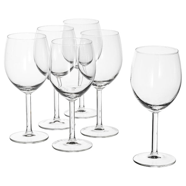 SVALKA - Wine glass, clear glass, 30 cl