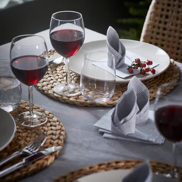 Ikea SVALKA - Wine glass, clear glass, 30 cl
