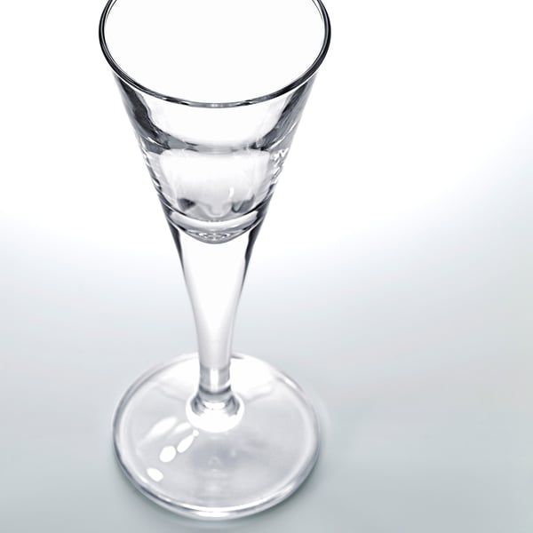 SVALKA snaps glass, clear glass, 4 cl, 6 pack