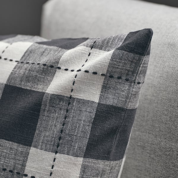 SVAMPFLY cushion cover, anthracite, 50x50 cm