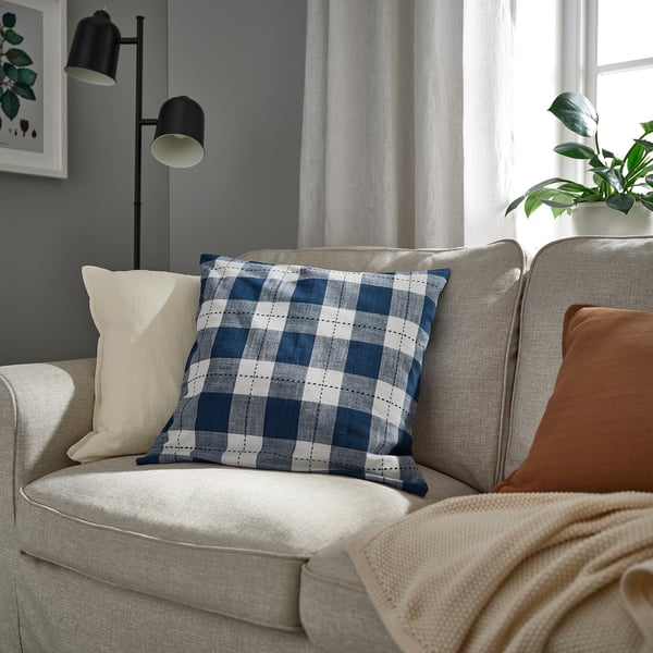 SVAMPFLY cushion cover, dark blue, 50x50 cm