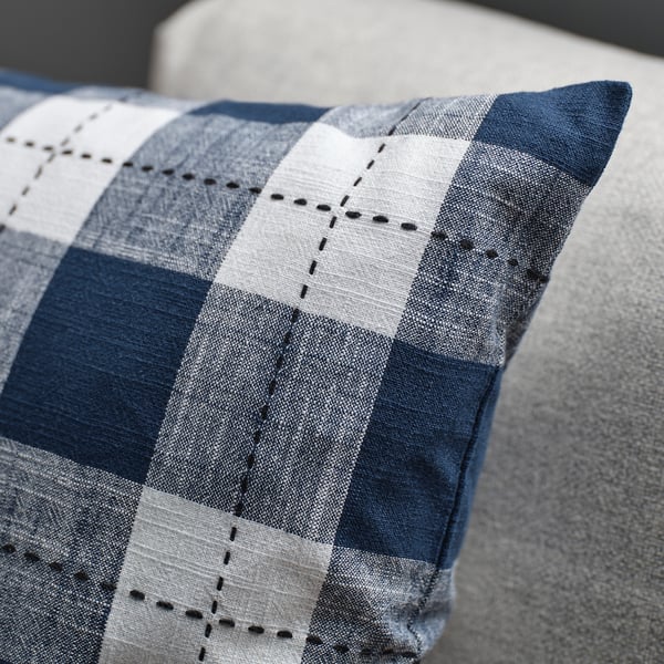 SVAMPFLY cushion cover, dark blue, 50x50 cm