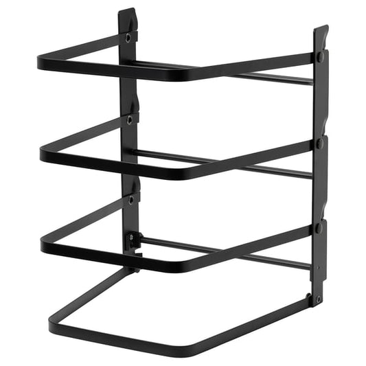 SVARTABBORRE baking sheet rack, folding black, 27x26x33 cm