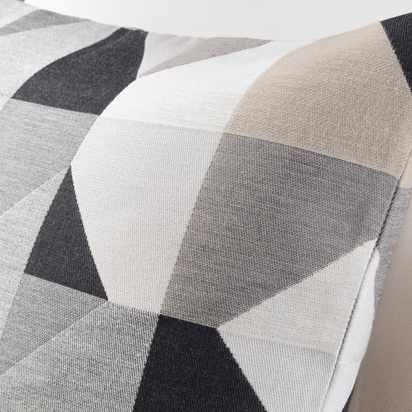SVARTHÖ - SVARTHÖ Cushion cover, beige, 50x50 cm