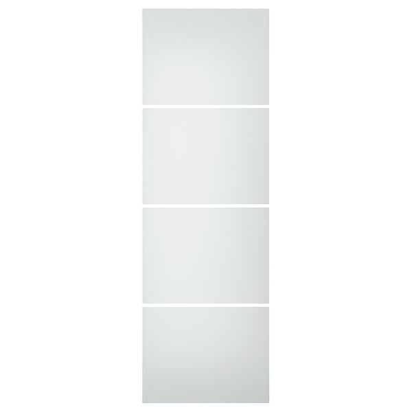 SVARTISDAL - 4 panels for sliding door frame, white paper effect, 75x236 cm