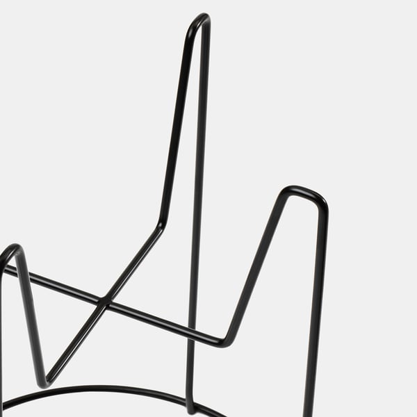 SVARTPEPPAR plant stand, in/outdoor black, 32 cm