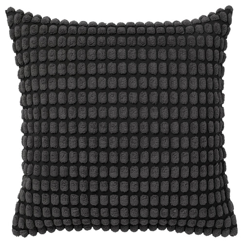 SVARTPOPPEL cushion cover, anthracite, 65x65 cm