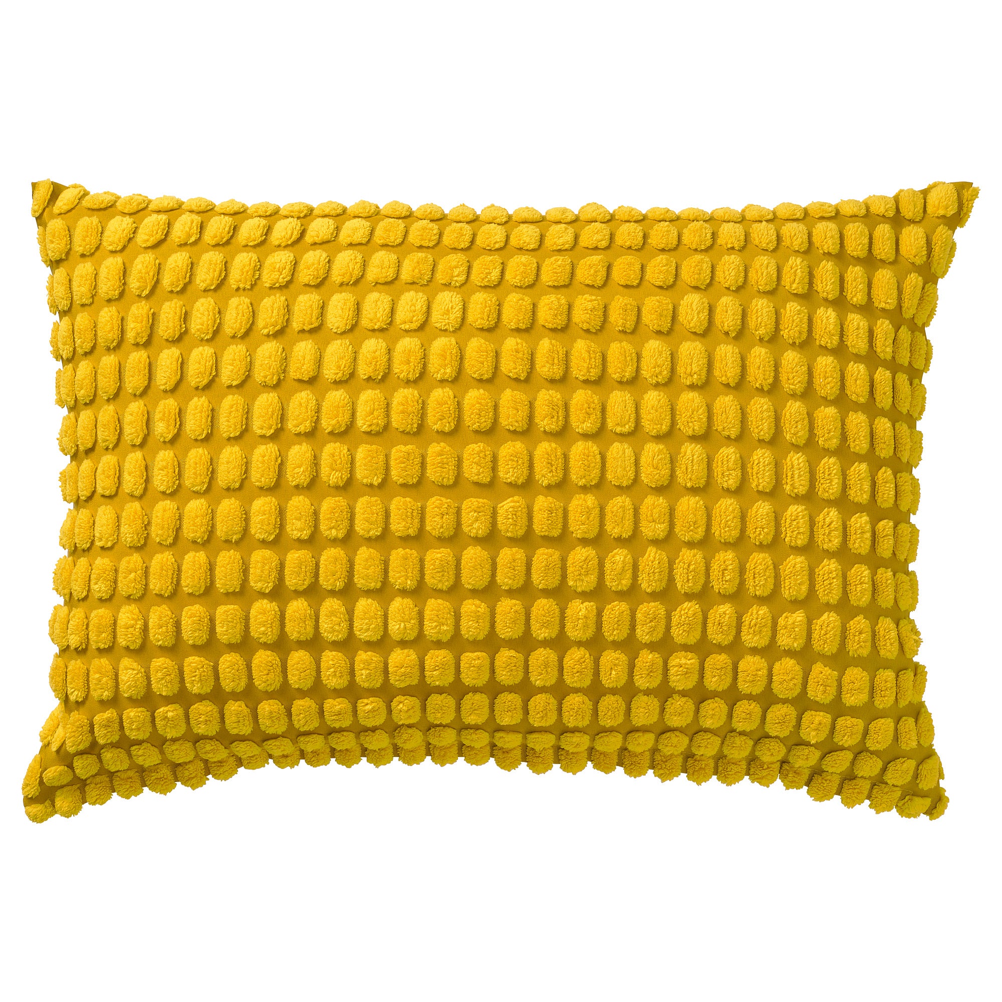 SVARTPOPPEL cushion cover, yellow, 40x58 cm