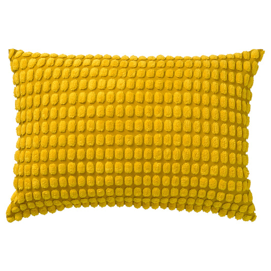 SVARTPOPPEL cushion cover, yellow, 40x58 cm