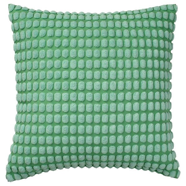 SVARTPOPPEL - SVARTPOPPEL Cushion cover, light green, 50x50 cm