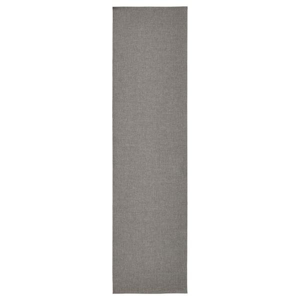 SVARTSENAP table-runner, grey, 35x130 cm