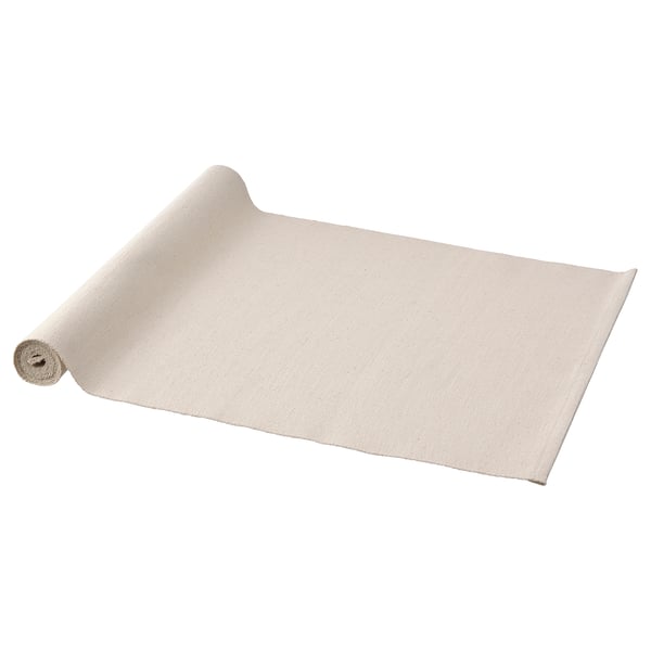 SVARTSENAP - SVARTSENAP Table-runner, natural, 35x130 cm
