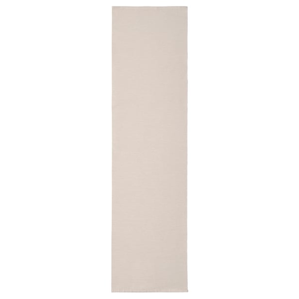 SVARTSENAP table-runner, natural, 35x130 cm