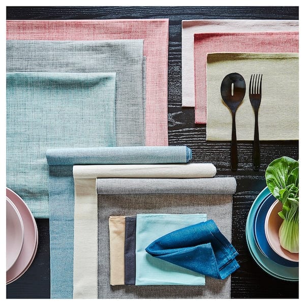 Ikea SVARTSENAP - Tablecloth, grey, 145x240 cm