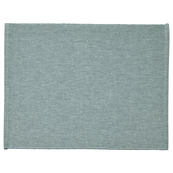 SVARTSENAP place mat, green-blue, 35x45 cm