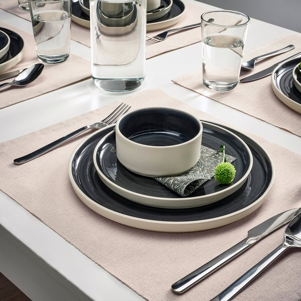 SVARTSENAP place mat, natural, 35x45 cm