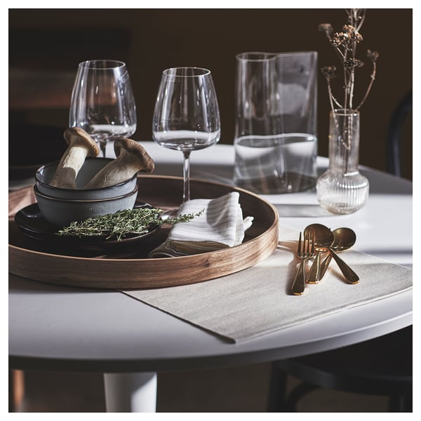 SVARTSENAP place mat, natural, 35x45 cm