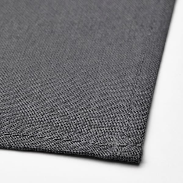 SVARTSENAP napkin, dark grey, 35x35 cm, 4 pack