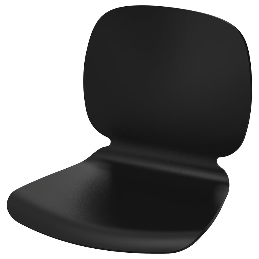 SVENBERTIL seat shell, black, 45x39x47 cm