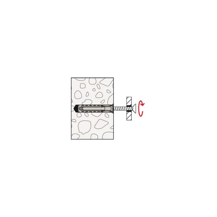 FISCHER SX PLUS ANCHOR D.6 W/SCREW 100PCS