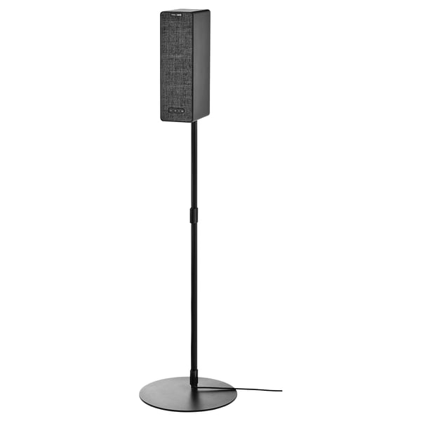 SYMFONISK - Box speaker/floor stand, black/gen 2