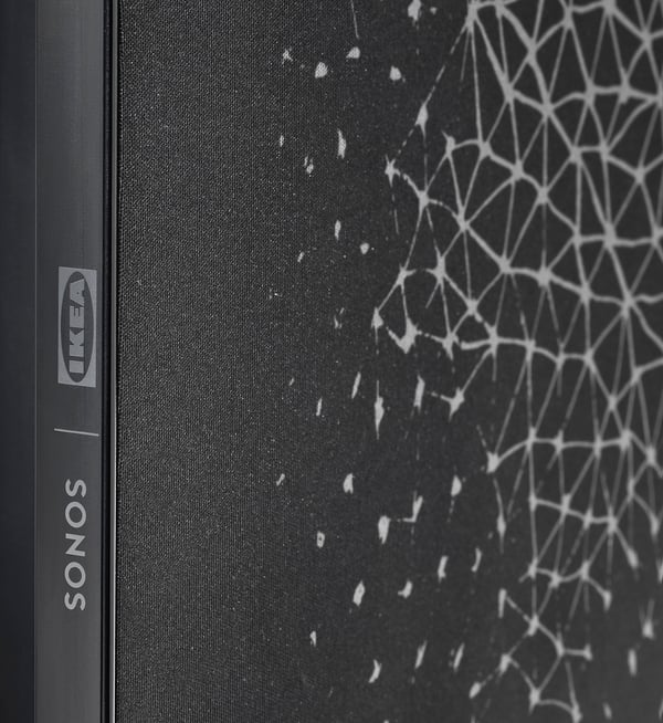 SYMFONISK - Wi-Fi Enclosure Frame, black/smart