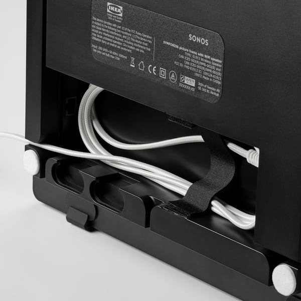 SYMFONISK - Wi-Fi Enclosure Frame, black/smart