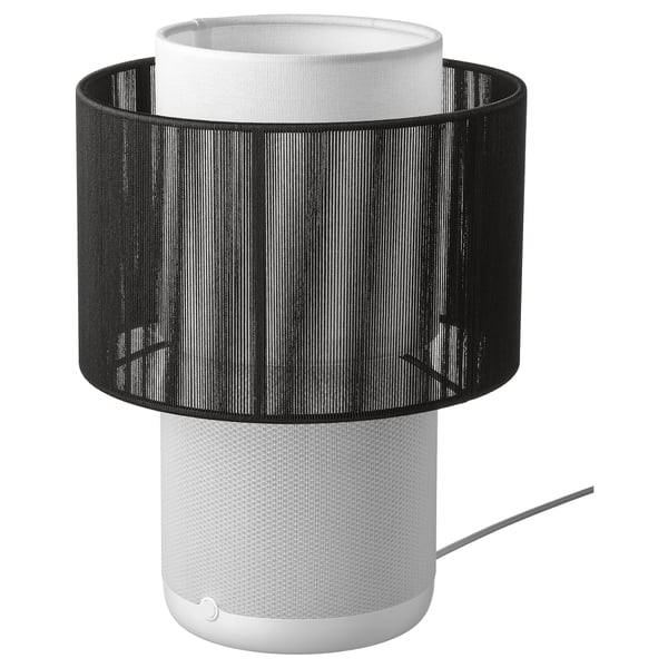 SYMFONISK - Lamp/Wi-Fi speaker/fabric paral
