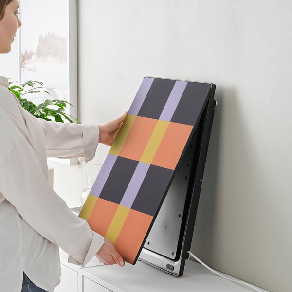 SYMFONISK - Frame panel with case, multicolor pictures