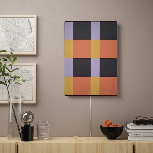 Ikea SYMFONISK - Frame panel with case, multicolor pictures