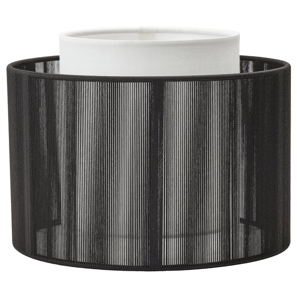 SYMFONISK - SYMFONISK Shade for speaker lamp base, textile/black
