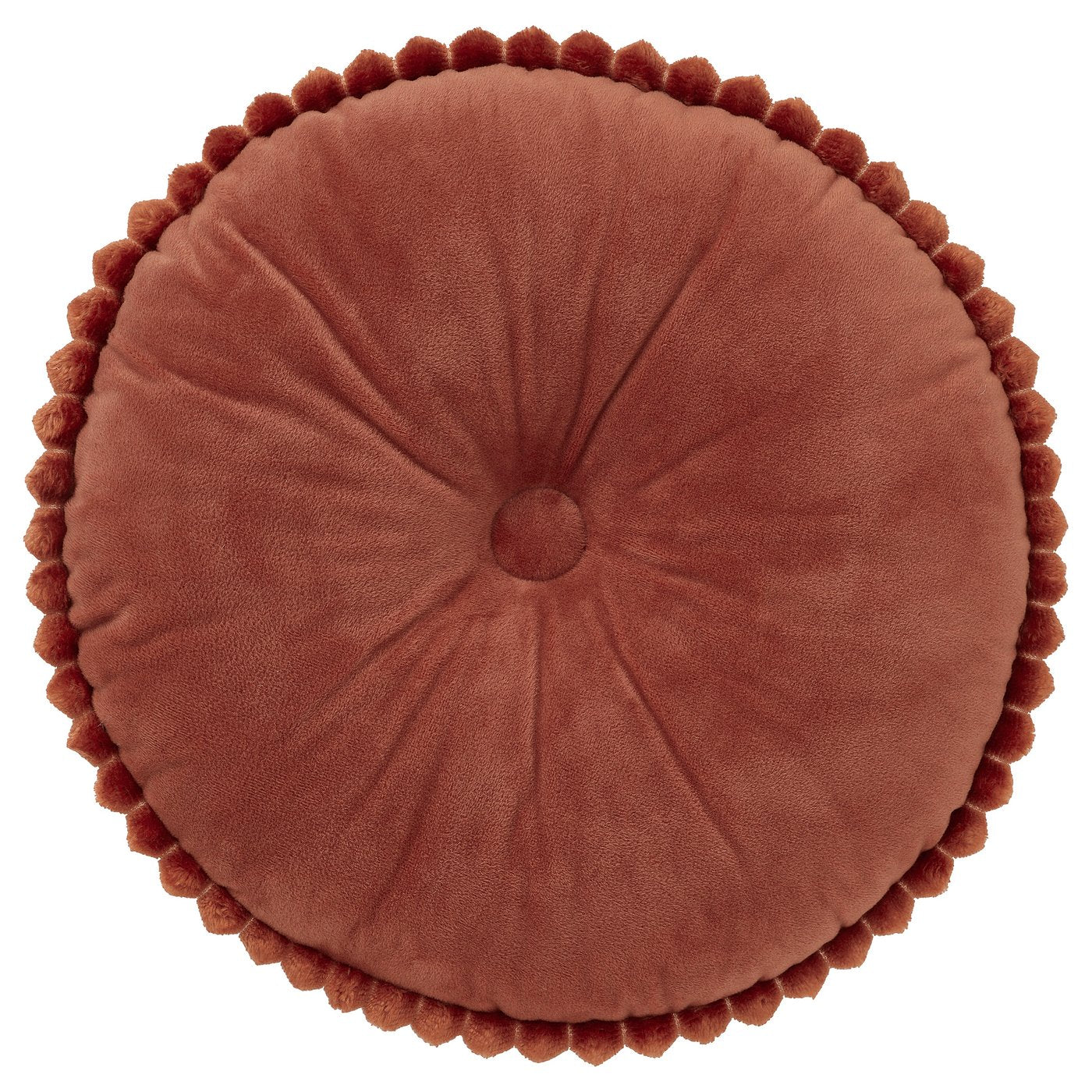 SYRENBUSKE cushion, brown-red, 36 cm