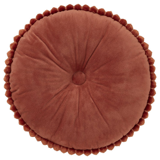 SYRENBUSKE cushion, brown-red, 36 cm