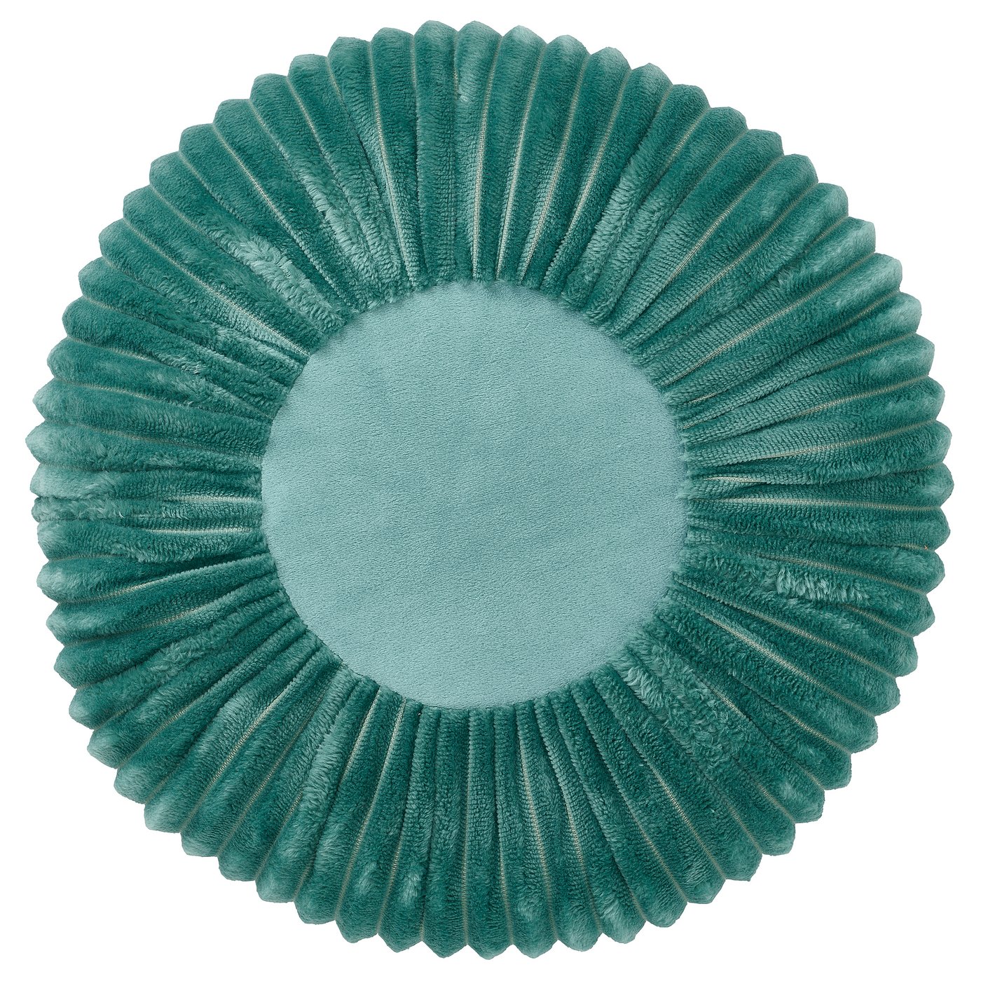 SYRENBUSKE cushion, turquoise, 38 cm