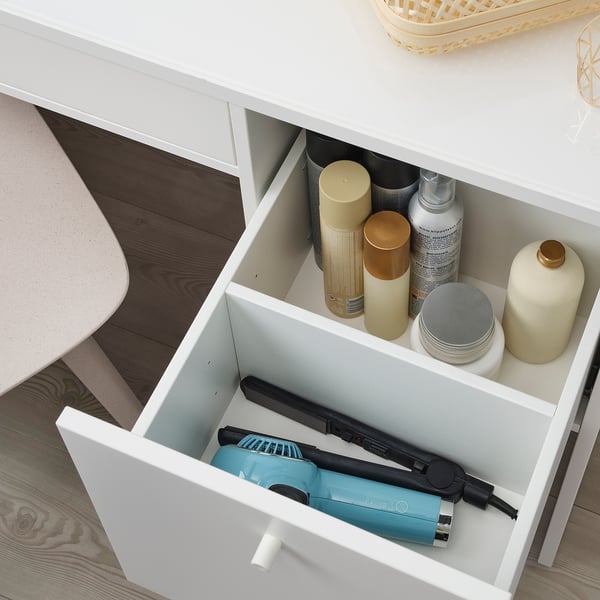 SYVDE dressing table, white, 100x48 cm