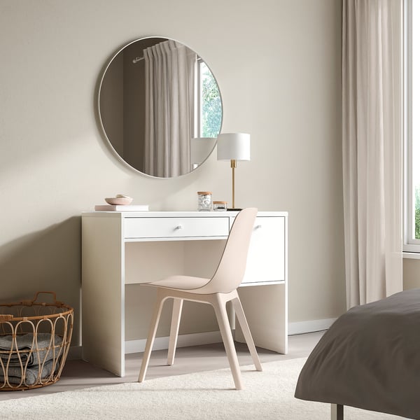 SYVDE dressing table, white, 100x48 cm