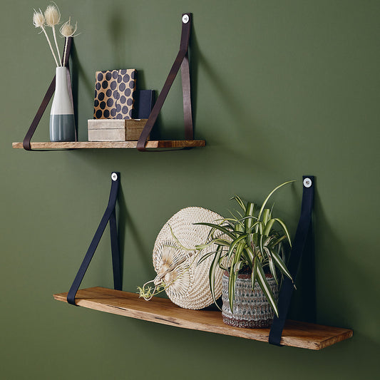 SOLID TEAK SHELF - SPAC EDGE