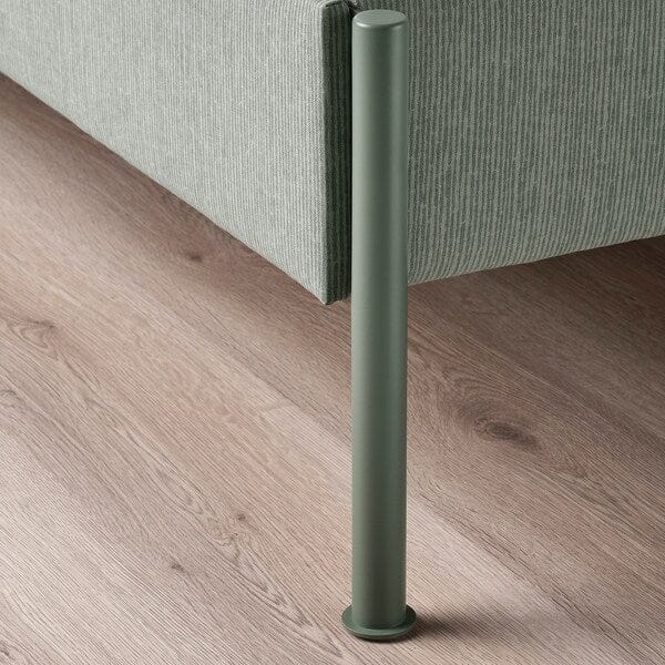 Ikea TÄLLÅSEN - Upholstered bed frame, Kulsta grey-green/Lindbåden, , 140x200 cm