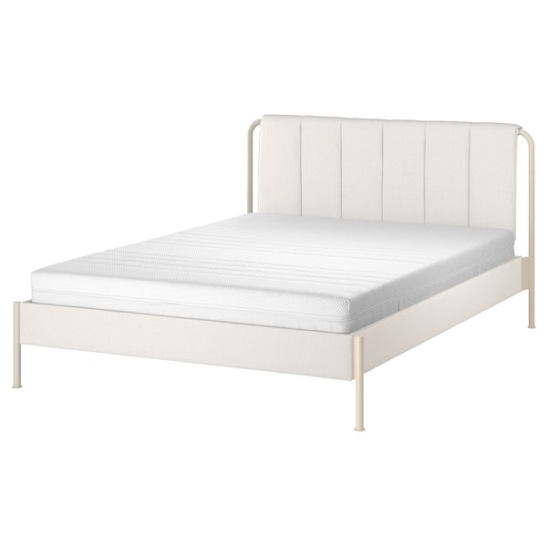 TÄLLÅSEN - Upholstered bed frame/mattress ,