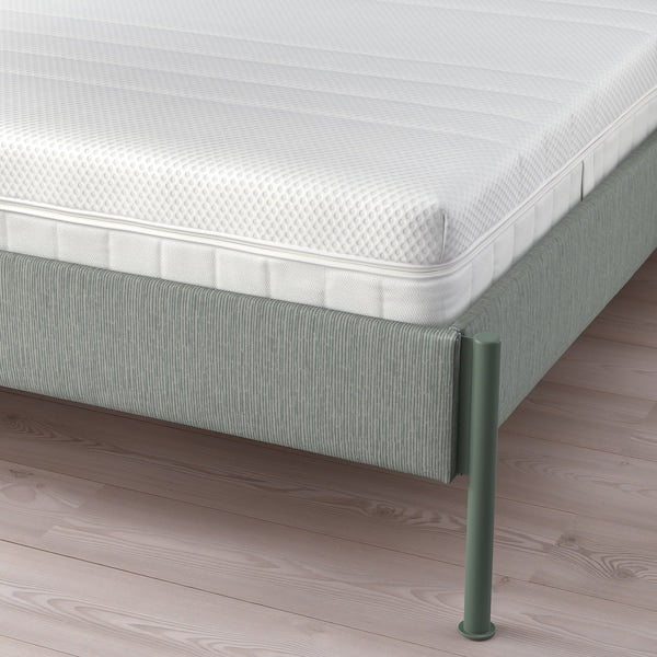 TÄLLÅSEN - Upholstered bed frame/mattress , 160x200 cm