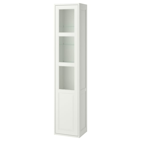 TÄNNFORSEN - TÄNNFORSEN High cabinet with door, white, 40x35x195 cm