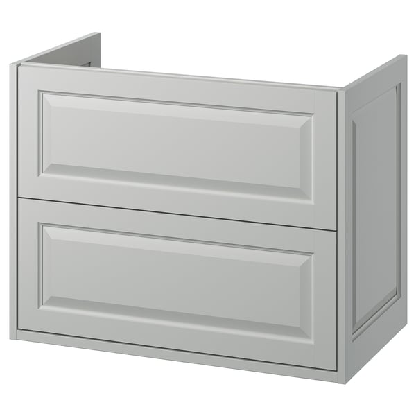 TÄNNFORSEN wash-stand with drawers, light grey, 80x48x63 cm