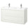 TÄNNFORSEN / ORRSJÖN - Mobile lav/cassetti/lav/miscelatori, bianco,122x49x69 cm